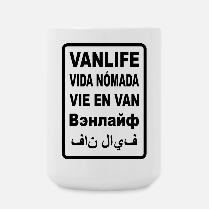 Vanlife International - Large Mug 440 ml - white