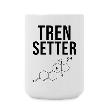 Trensetter - Große Tasse 440 ml - Weiß - Vorne