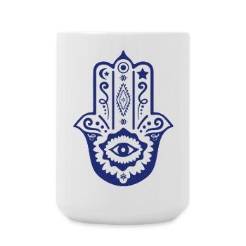 Hand der Fatma von Helfspawn - Große Tasse 440 ml - Weiß - Vorne