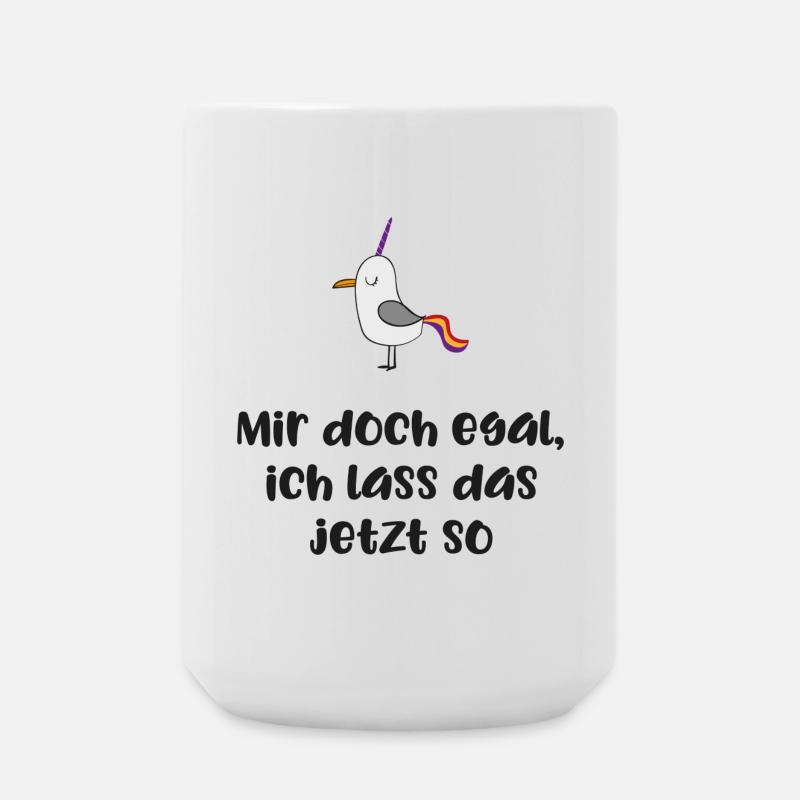 lustiger Spruch - Große Tasse 440 ml - Weiß