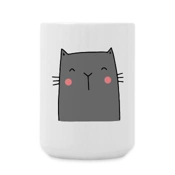 Cat Kitten Hangover I Gift for cat friends - Large Mug 440 ml - white - Front
