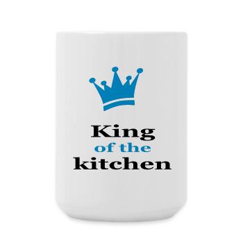 cooking - Large Mug 440 ml - white - Front