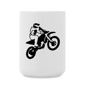 motorrad_8 - Grande tasse 440 ml - blanc - Devant