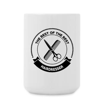 Best Hairdresser - Large Mug 440 ml - white - Front
