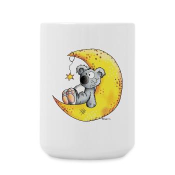 Koala In The Moon - Large Mug 440 ml - white - Front