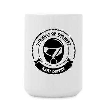 Karting / Kart / Go-Kart / Sport / Driver - Large Mug 440 ml - white - Front