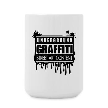 Underground graffitis flex - Grande tasse 440 ml - blanc - Devant