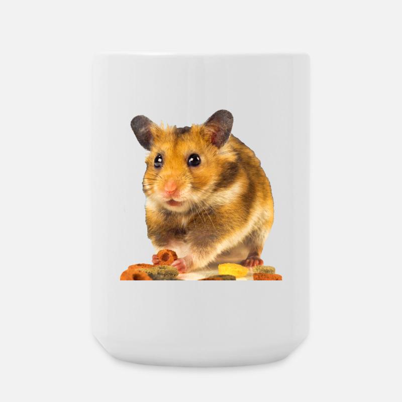 I am hamster - Large Mug 440 ml - white