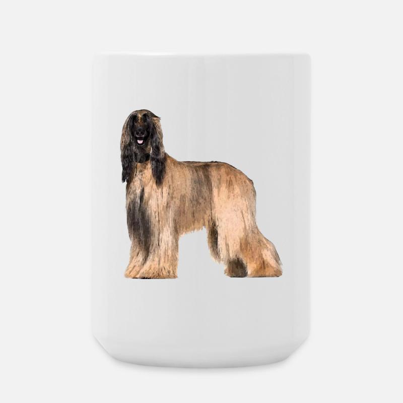 Afghane - Große Tasse 440 ml - Weiß