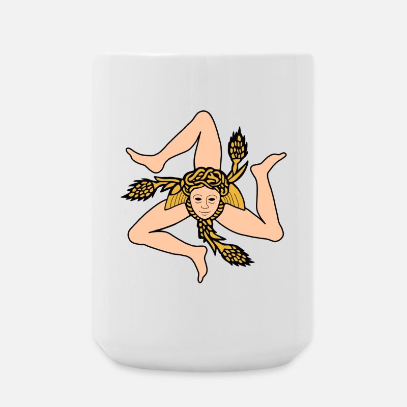 Sicily Italy - Large Mug 440 ml - white