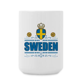 SUÈDE - Grande tasse 440 ml - blanc - Devant