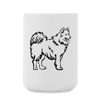Samoyed - Large Mug 440 ml - white - Front