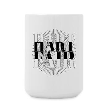 DUR mais JUSTE - Grande tasse 440 ml - blanc - Devant