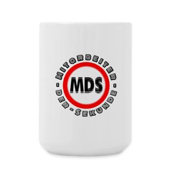 Mitarbeiter der Sekunde Anerkennung Auszeichnung - Große Tasse 440 ml - Weiß - Vorne