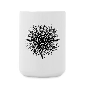 Midsummer Sun Summer - Large Mug 440 ml - white - Front