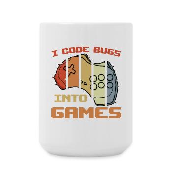 Game programmer joke - Large Mug 440 ml - white - Front