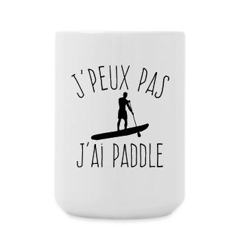 J'peux pas j'ai paddle - Sports nautiques - Grande tasse 440 ml - blanc - Devant