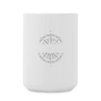 Skyline Husum - Große Tasse 440 ml - Weiß - Vorne
