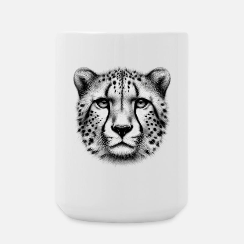 Cheetah - Large Mug 440 ml - white