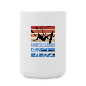 Schwerelosig Kite - Große Tasse 440 ml - Weiß - Vorne