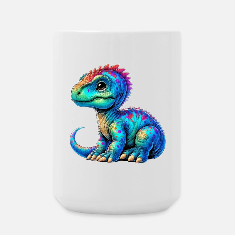 Dinosaur - Large Mug 440 ml - white