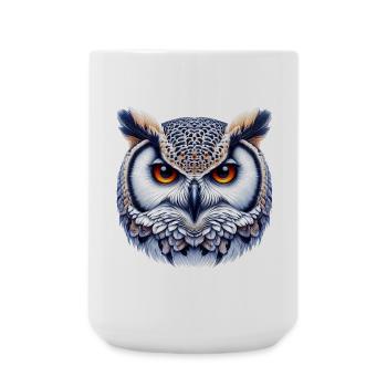 Owl - Large Mug 440 ml - white - Front