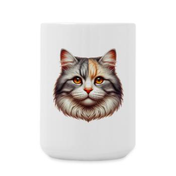 Cat - Large Mug 440 ml - white - Front