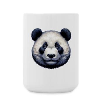 Panda - Große Tasse 440 ml - Weiß - Vorne