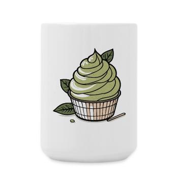 Matcha IceCream - Large Mug 440 ml - white - Front