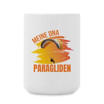 Meine DNA - Paragliden - Große Tasse 440 ml - Weiß - Vorne