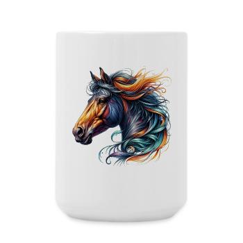 Horse - Large Mug 440 ml - white - Front