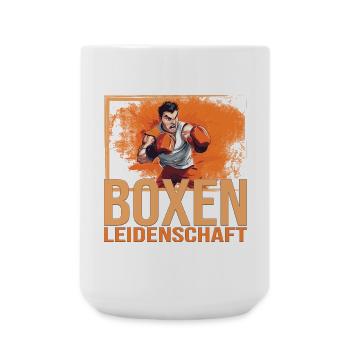Boxen Leidenschaft - Große Tasse 440 ml - Weiß - Vorne