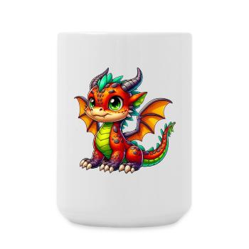 Dragon - Grande tasse 440 ml - blanc - Devant