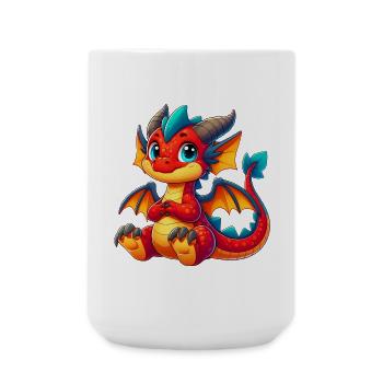 Dragon - Large Mug 440 ml - white - Front