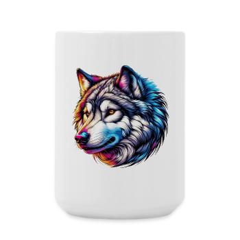 Loup - Grande tasse 440 ml - blanc - Devant