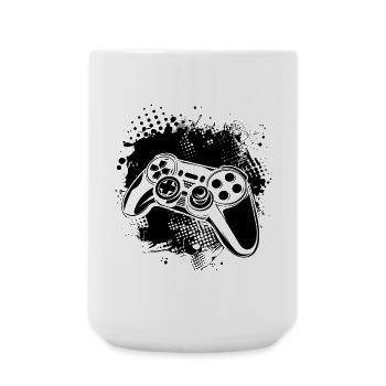 Game Controller - Große Tasse 440 ml - Weiß - Vorne