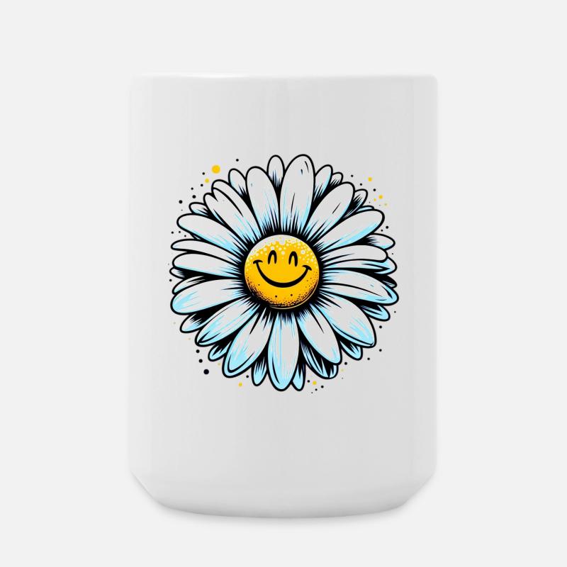 Gänseblümchen - Große Tasse 440 ml - Weiß