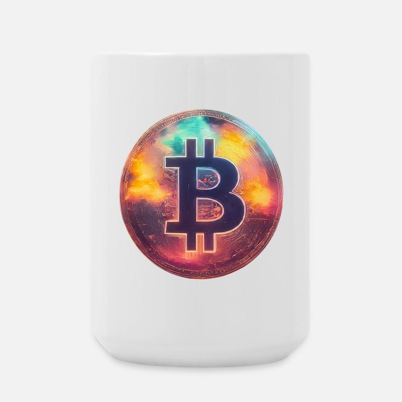Spectacular Bitcoin - Large Mug 440 ml - white