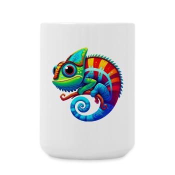 Caméléon - Grande tasse 440 ml - blanc - Devant