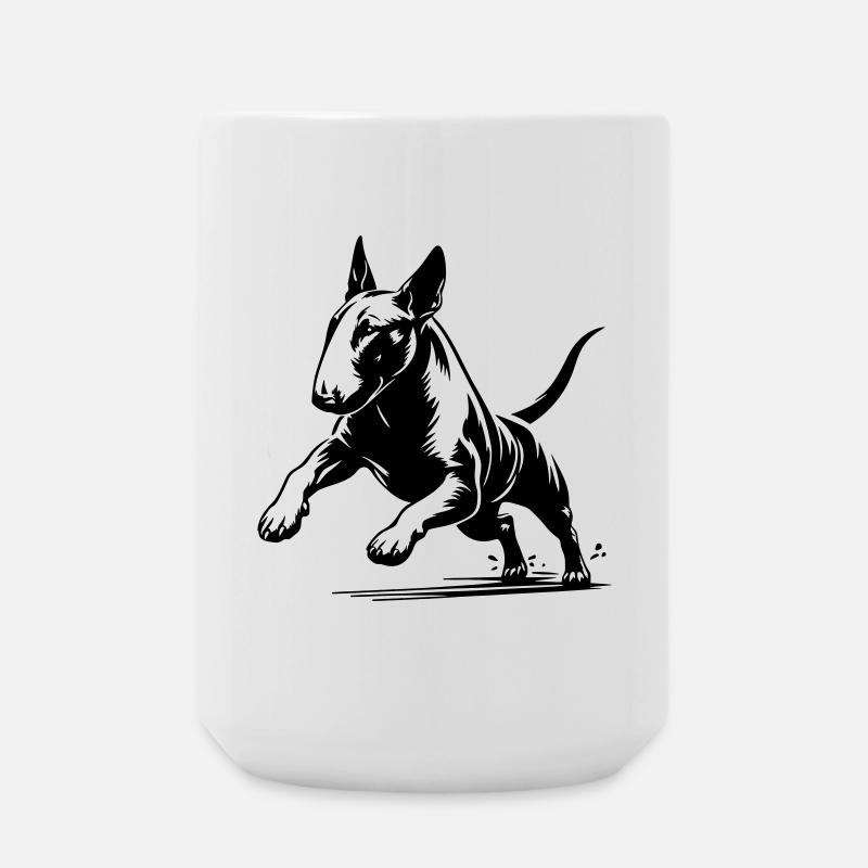 Bullterrier - Große Tasse 440 ml - Weiß