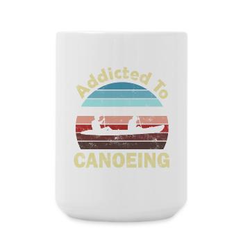 Kanu Kanufahrer - Große Tasse 440 ml - Weiß - Vorne