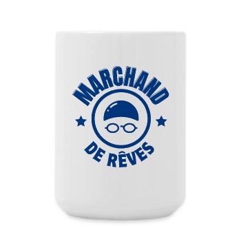 swimming, swimming, swimmer - Large Mug 440 ml - white - Front