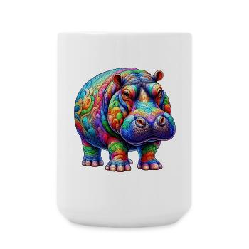 Hippopotamus - Large Mug 440 ml - white - Front