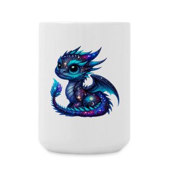 Drache - Große Tasse 440 ml - Weiß - Vorne
