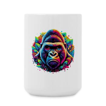 Gorilla - Large Mug 440 ml - white - Front