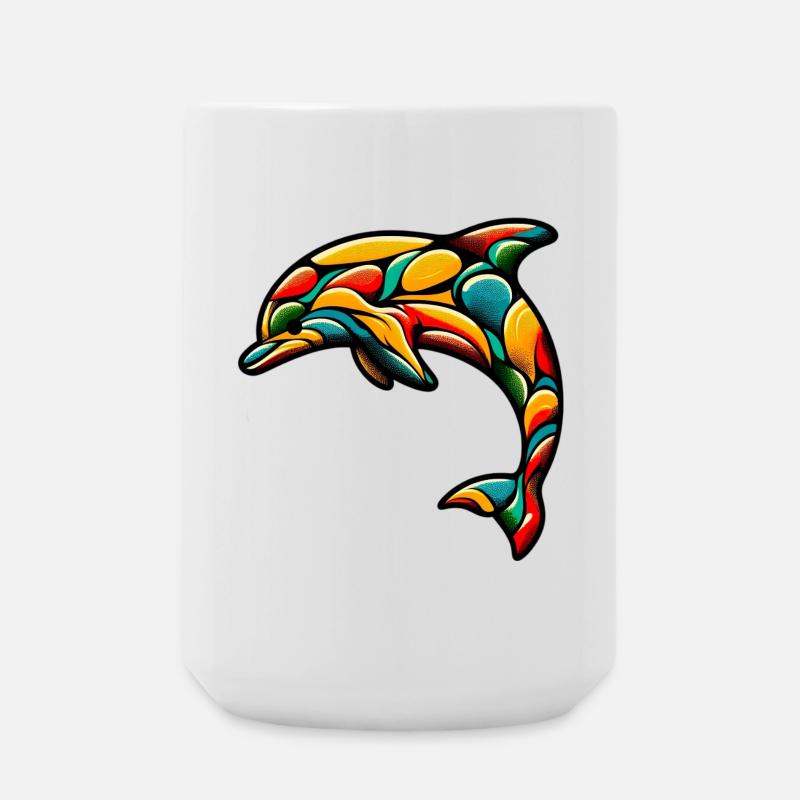 Dolphin - Large Mug 440 ml - white