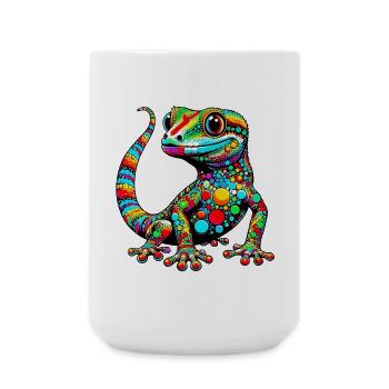 Gecko - Große Tasse 440 ml - Weiß - Vorne