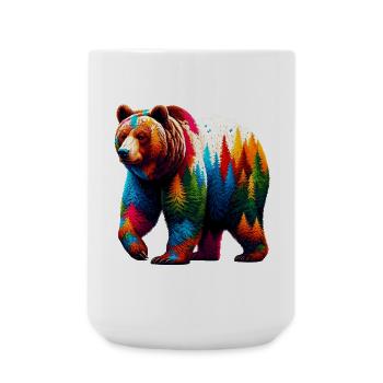 Ours - Grande tasse 440 ml - blanc - Devant