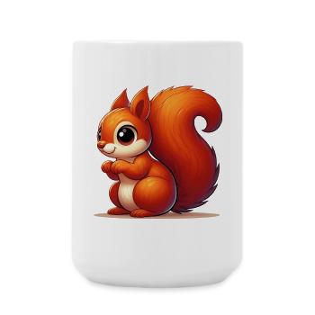 Écureuil - Grande tasse 440 ml - blanc - Devant