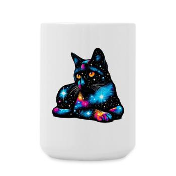 Chat - Grande tasse 440 ml - blanc - Devant